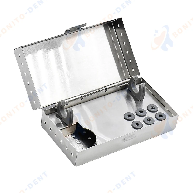 New Arrival Ultrasonic Dental Scaler Tips Touch Set LED Detachable Handle Torque Wrench Autoclavable Kit Scaler Disinfection Box