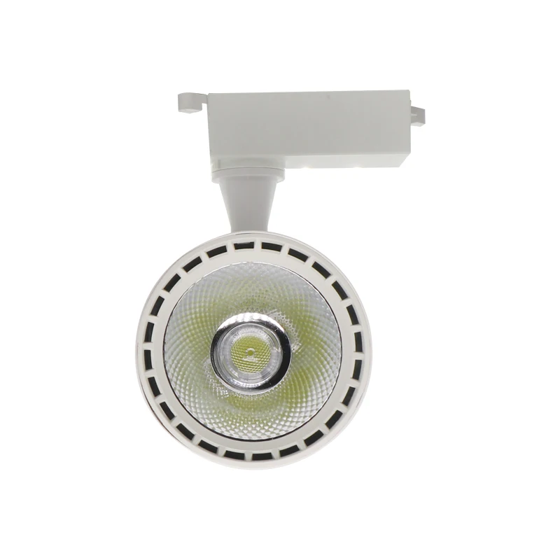 Aluminum Indoor Projector Cob Led Spot Track Light Fixtures Hot Design White Anti Glare 20w 90 Modern TRACK Lights AC 165-265V