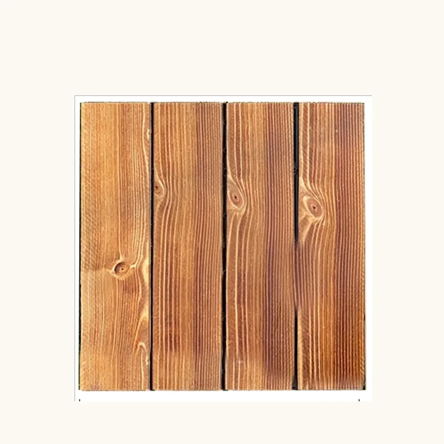 Wholesale Waterproof All Weather Perfect Acacia Hardwood Deck Tile Interlocking Patio Deck Tile for Outdoor