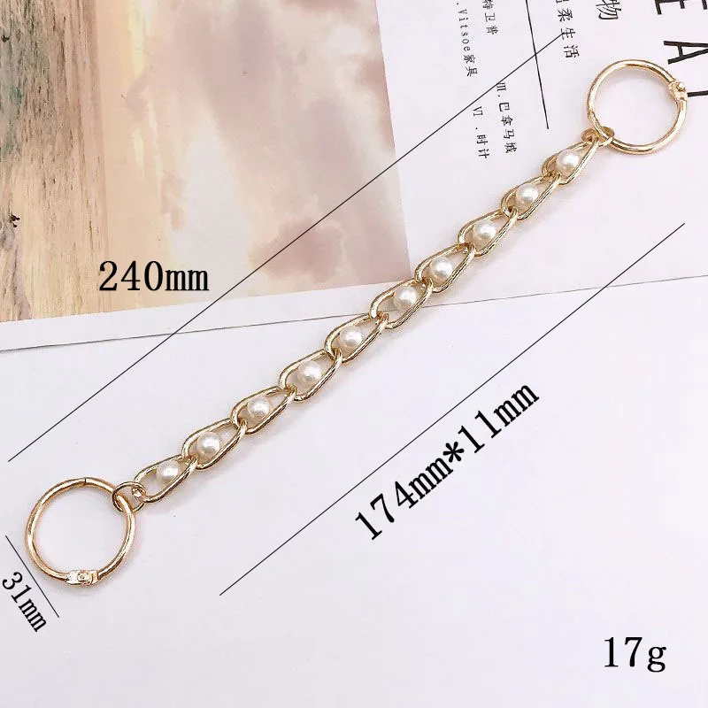 Wholesale New Croc Chains Multi Design Shoe Chain Pearl Gold Croc Charms Chain