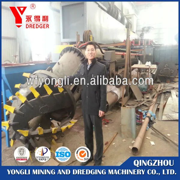 Hot sales 16 inch sand cutter suction sand dredger