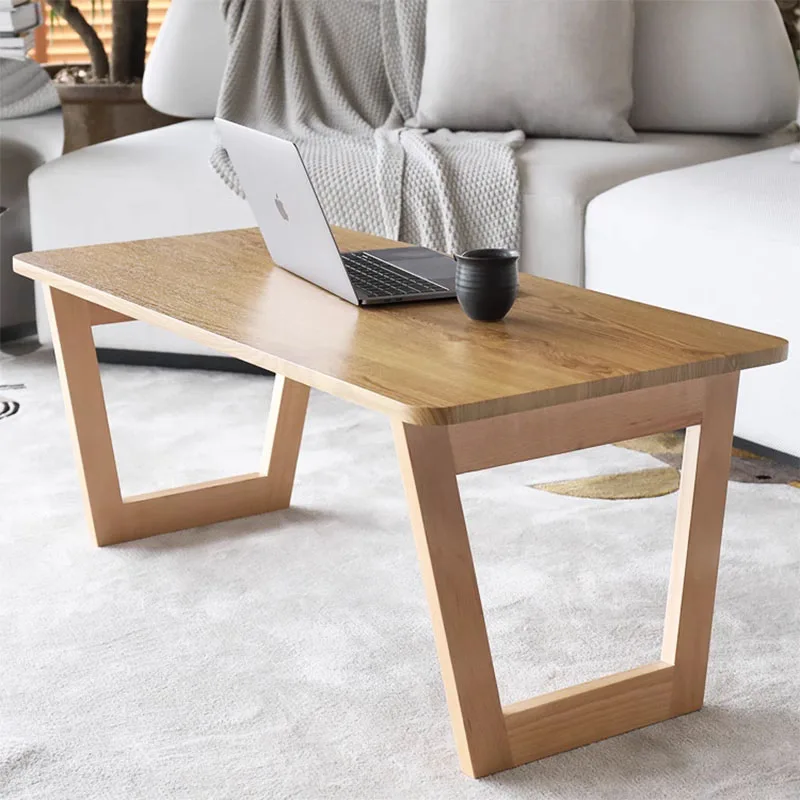Japanese Modern Minimalist Style traditional bedroom Tatami small wood coffee table