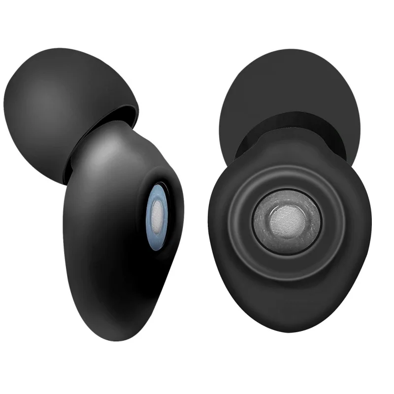 Hot Sale Silicone Reusable Soft Comfortable Earplugs for Noise Reduction Sleeping Sensitivity & Flights