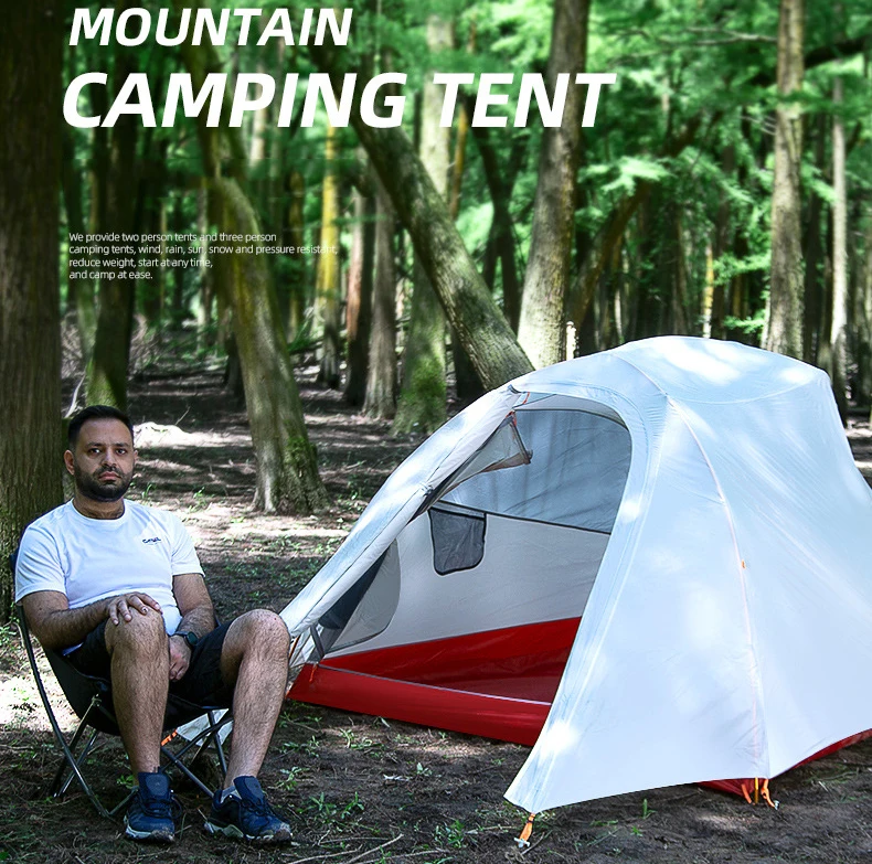 CZX-410 Professional 2 Person Mountain Camping Tent Ultralight Customize with Logo&color