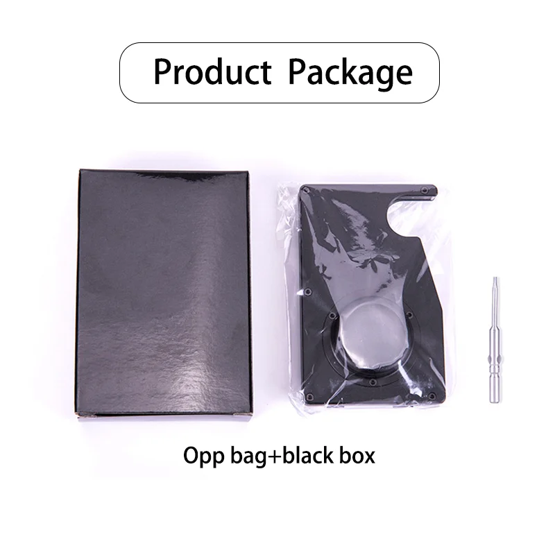 New Arrival Stainless Steel Metal Tracker for Man Woman Automatic Card Holders Wallet Money Clip