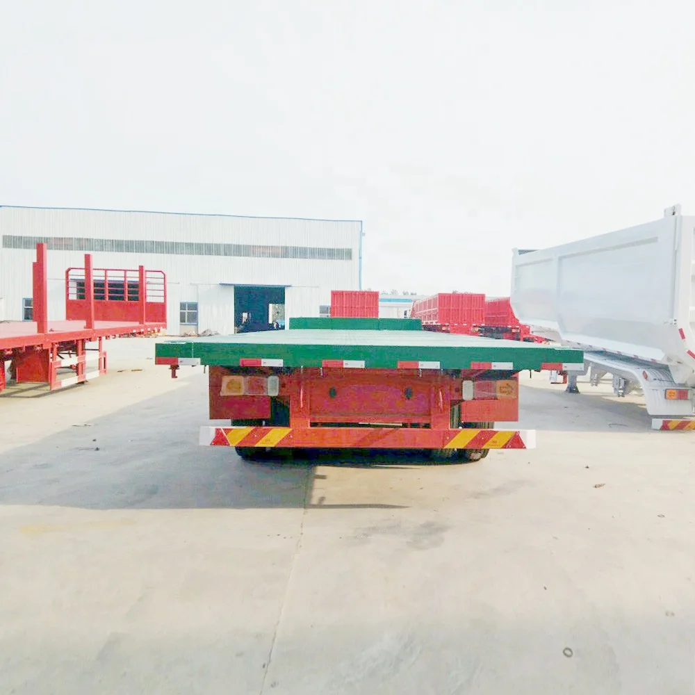 Factory Direct China Hot Selling 3 Axles 60T Low Bed Semi Trailer for Sale