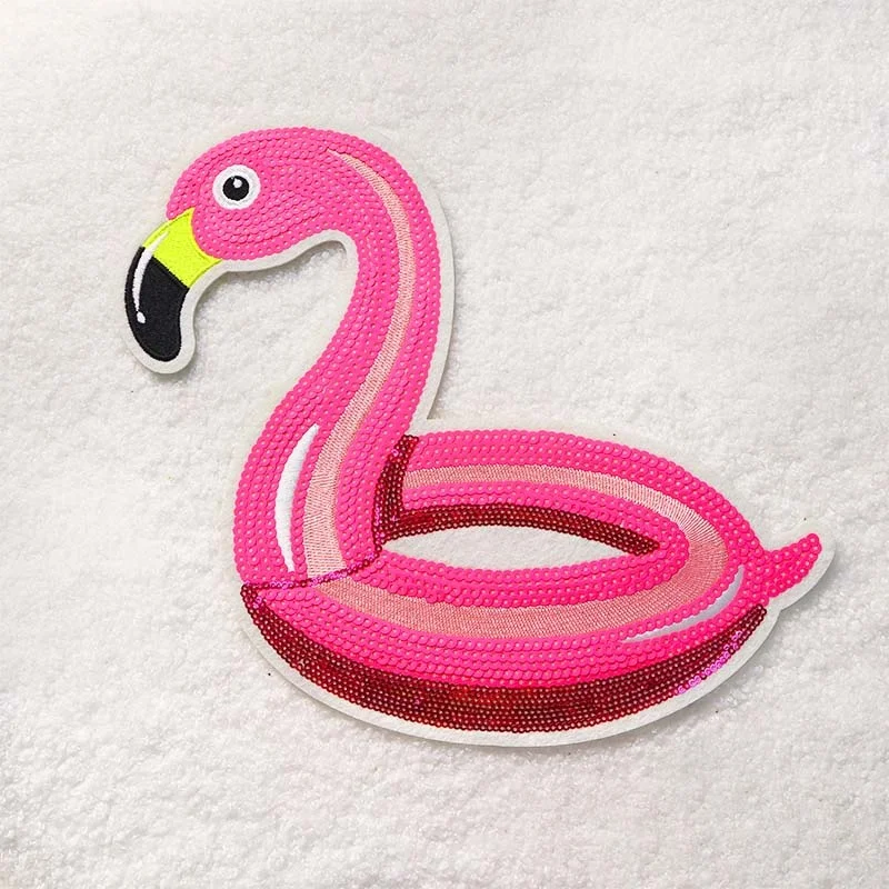 Wholesale Custom Sequin Spooky Season Ghost Patches Iron On Halloween Ghost Pumpkin Sequin Patches Embroidery For Clothing