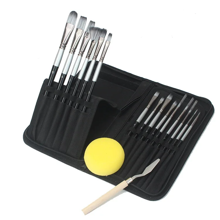15pcs Detail Paint Brushes Extra Fine Tips Professional Miniature Painting Art brush Set for Micro Watercolor Oil Acrylic Craft