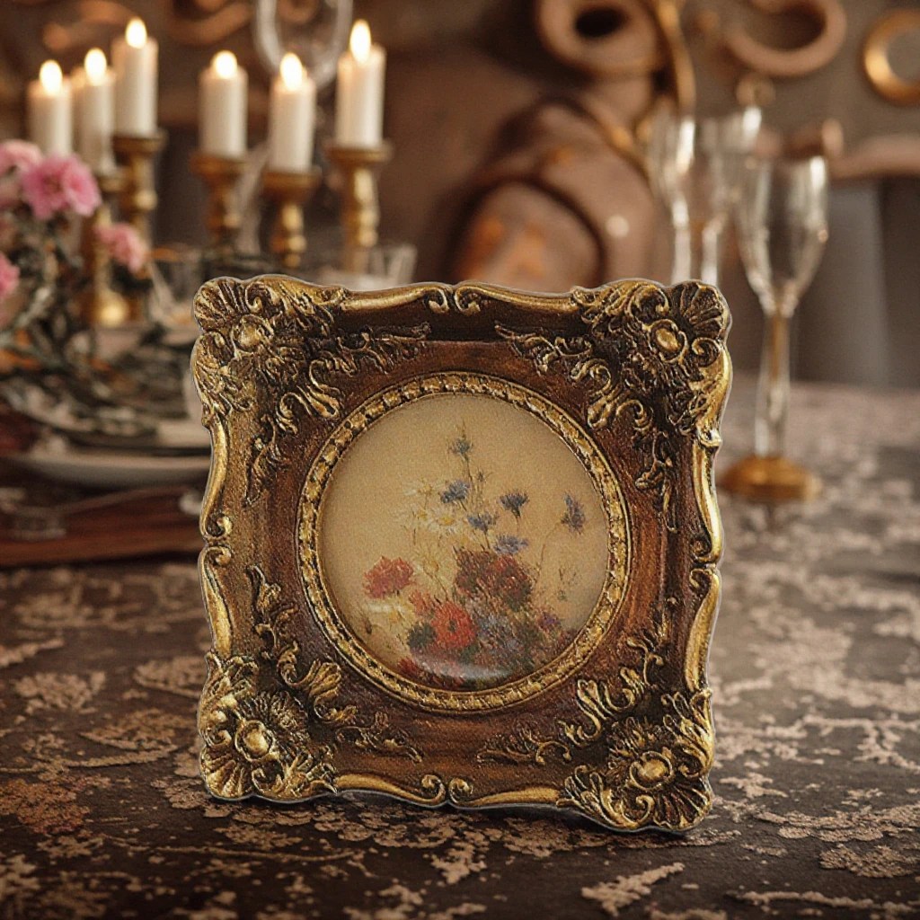 Handmade Resin Photo Frame for Wedding Valentines Day & Home Decor Custom Picture Frame Love & Memory Display