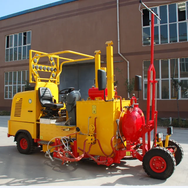 Driving Type Thermoplastic Spraying Road Marking car