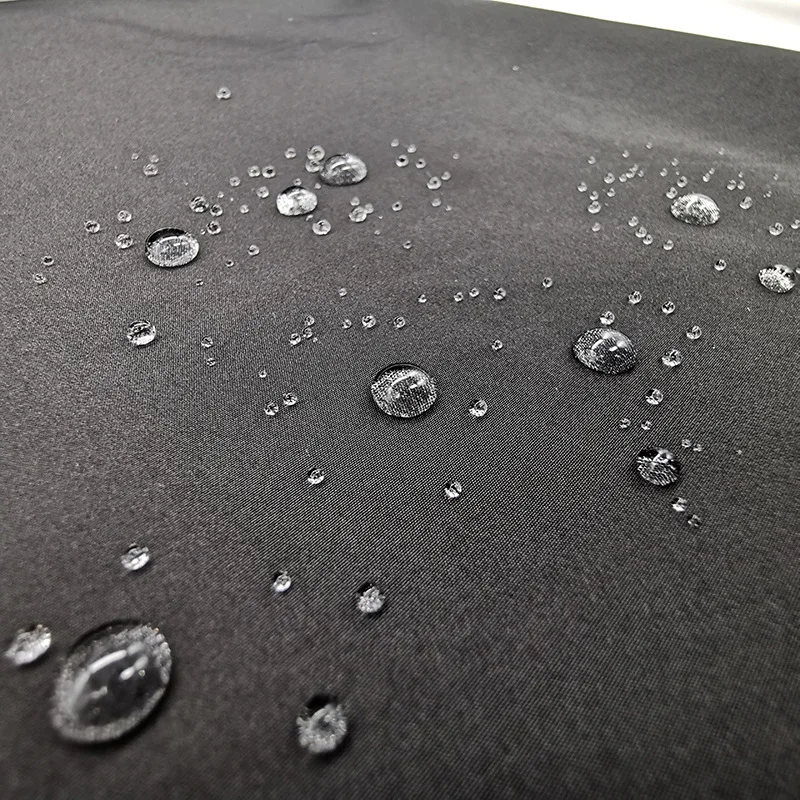 
polyester jacquard fabric 100 polyester fabric pongee fabric plaid clothing bonded tpu waterproof bermeable function film 