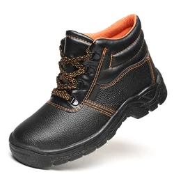 Wholesale Custom Manufacturers Wholesale Labor Insurance Steel Toe Cat Safety Shoes Leather Safety Boots