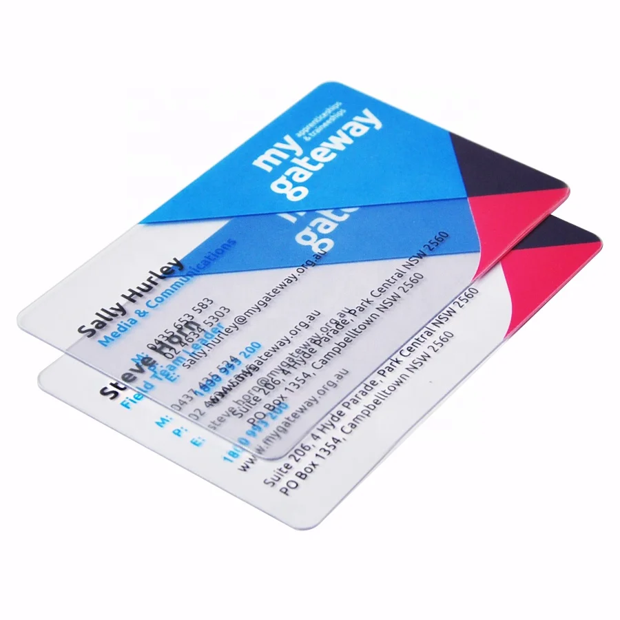 Best Price Customized  Transparent  PVC  School Business Payment VIP Card