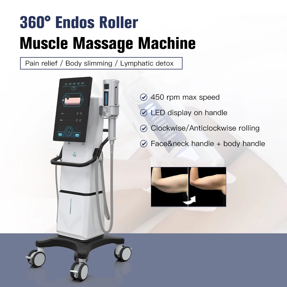 Face Lifting Endos Roller Therapy Machine Body Slimming Weight Loss Inner Ball Roller Machine