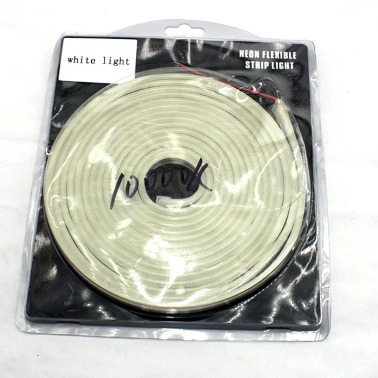 6 * 12MM Neon LED Flexible Aquarium Lighting Belt 12V  Ice Blue Lights Waterproof Soft LED Flex Neon Light