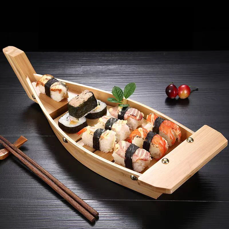 Wholesale Best Seller Japanese boat shape food service boat For Restaurant or Home Decoration party celebration