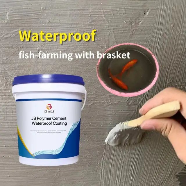 cheap solution oncrete roof JS waterproof coating underlayment interior and exterior walls construction materials