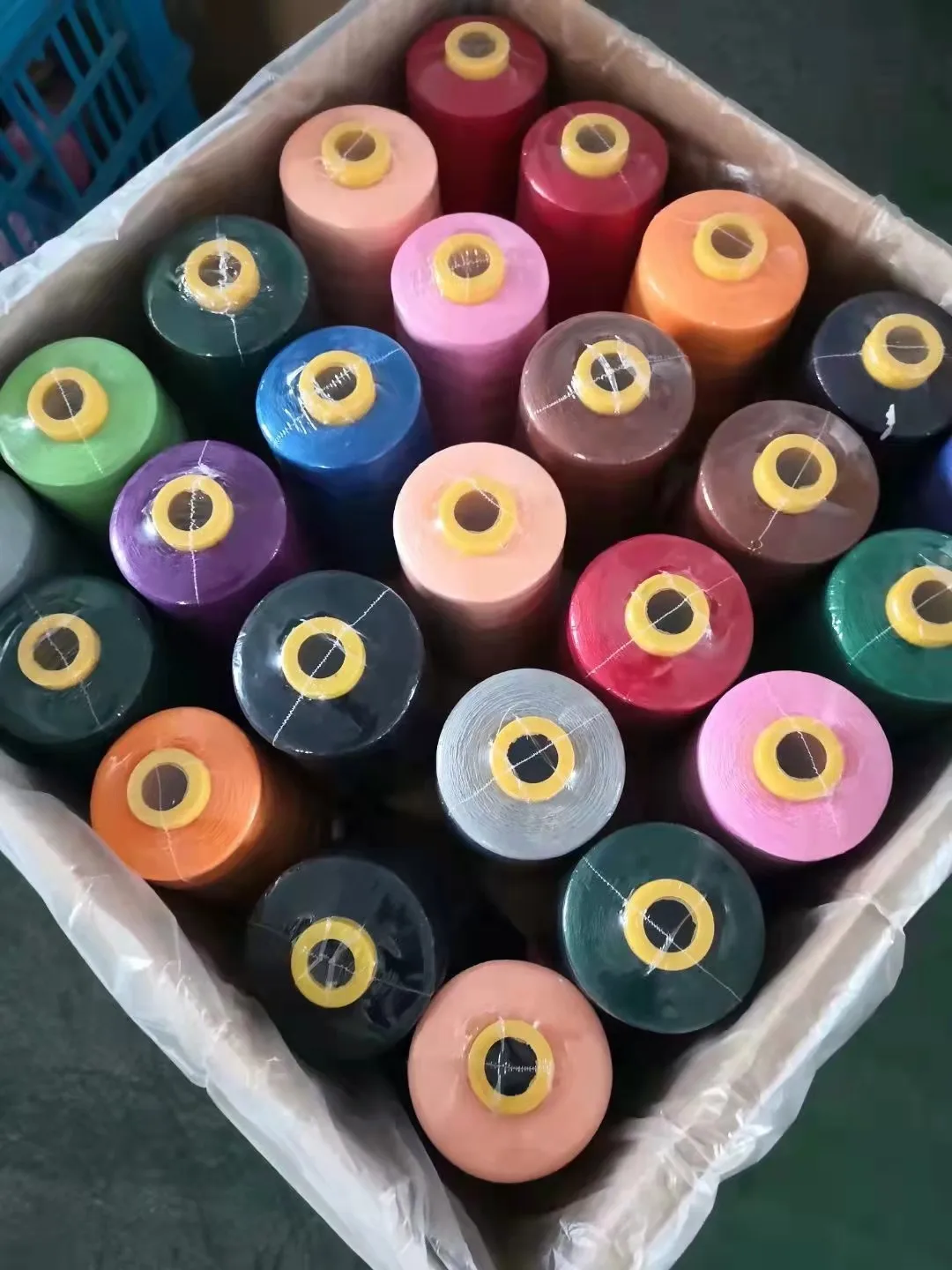 Hot Sale Factory Sale 100% Polyester Sewing Thread Elastic Thread 30/3 3000y