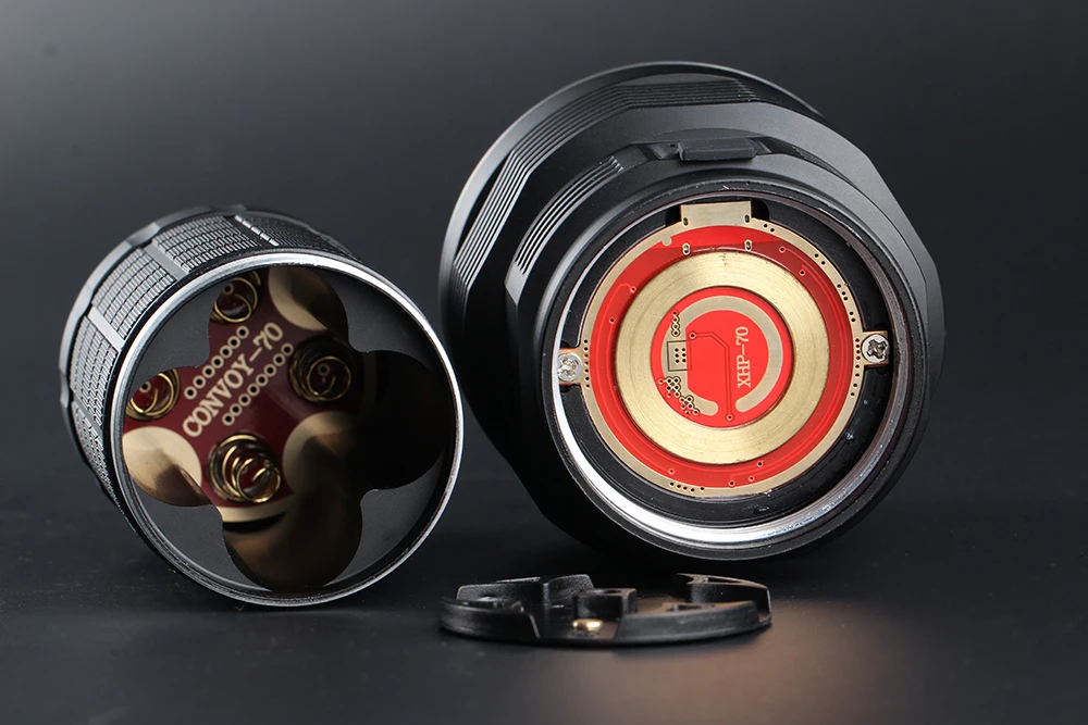 Convoy 4X18A XHP70.2 4300LM 40W Powerful LED Flashlight Type-C Rechargeable 18650 Flashlight