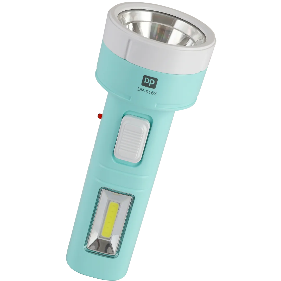 Wholesale High Power Flashlight LED COB Widely Used Portable Rechargeable Bright Torch Light with Plug