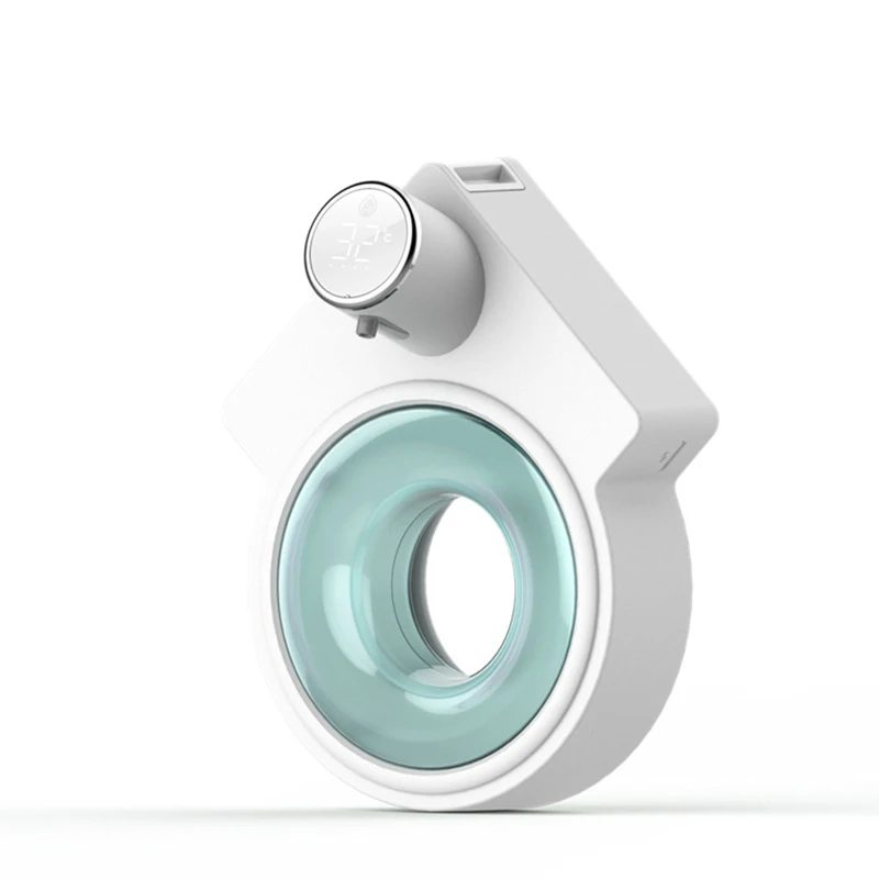 280ml Smart Touchless Temperature Measurement Display Home Accessories Foam Automatic Liquid Soap Dispenser For Bathroom