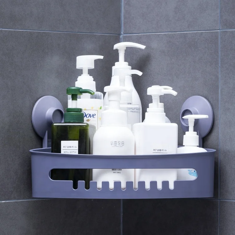 Taili TPR ABS Material Corner Bathroom Basket Hanging Shelf Shower Shampoo Holder Storage Organizer  Bath Shelf Caddy Basket