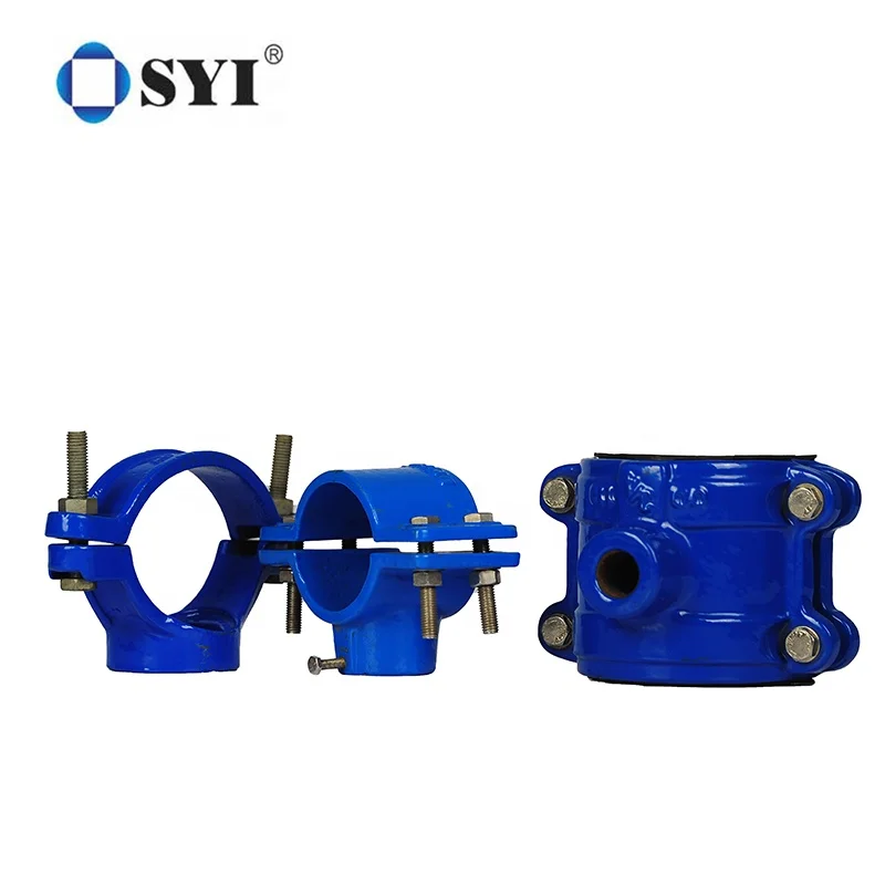 PVC Pipe Repairing Pipe Joint Male Nipple Female Threaded Saddle Clamp