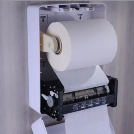 2022 BEAO Wall mounted ABS plastic Autocut Paper Towel Dispenser hand paper cutting machine