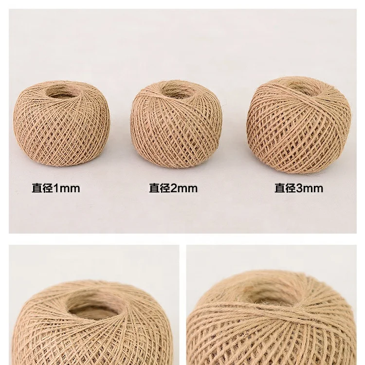 2020 High Quality Colored Jute Yarn for Carpet/Knitting