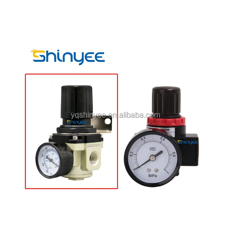 SHINYEE AR Series air source treatment pressure control air regulator with bracket itv