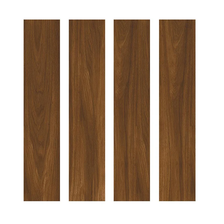 Custom brown wooden look ceramic floor  tiles plan design interior rustic porcelain tiles matte