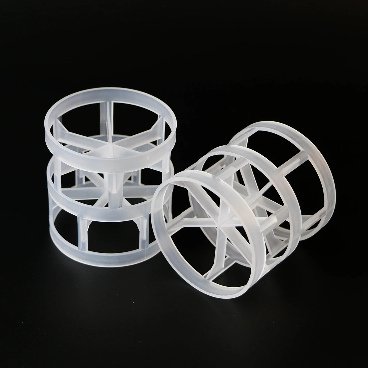 Heat Resistance 16 mm 25 mm 38 mm 50 mm PP Plastic Pall Ring Tower Packing For Purifying Column
