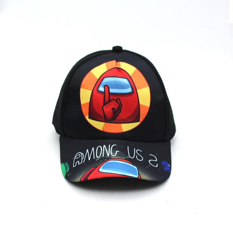 
Fashion Versatile Children Baseball Hats Hip Style Hats Baseball Cap Hot Game Adjustable Baseball caps Among Us 