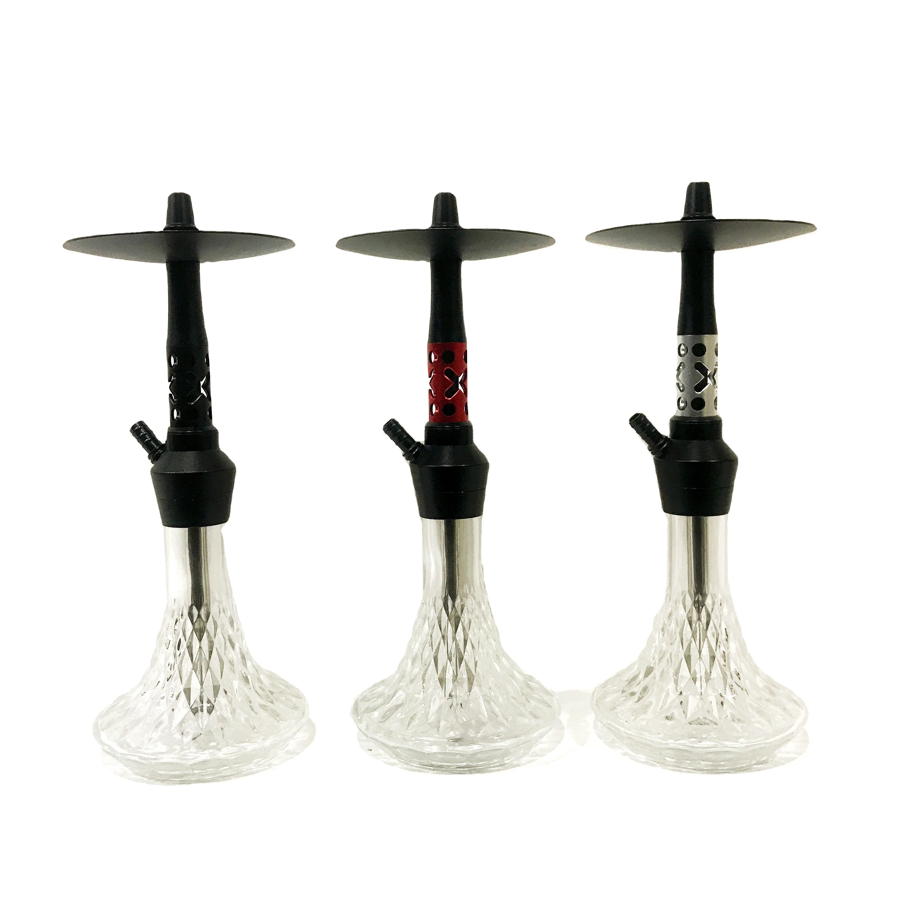 Latest designer aluminum mini hookah cachimba shisha hookah shisha set with high quality