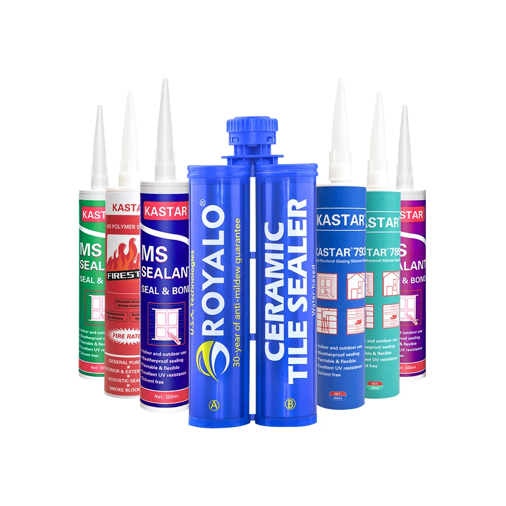 Waterproof Firestop Sealant Ms Polymer Acrylic Silicone Sealant Liquid Nail Free Gp Glass Glue Polyurethane Sealant Adhesive