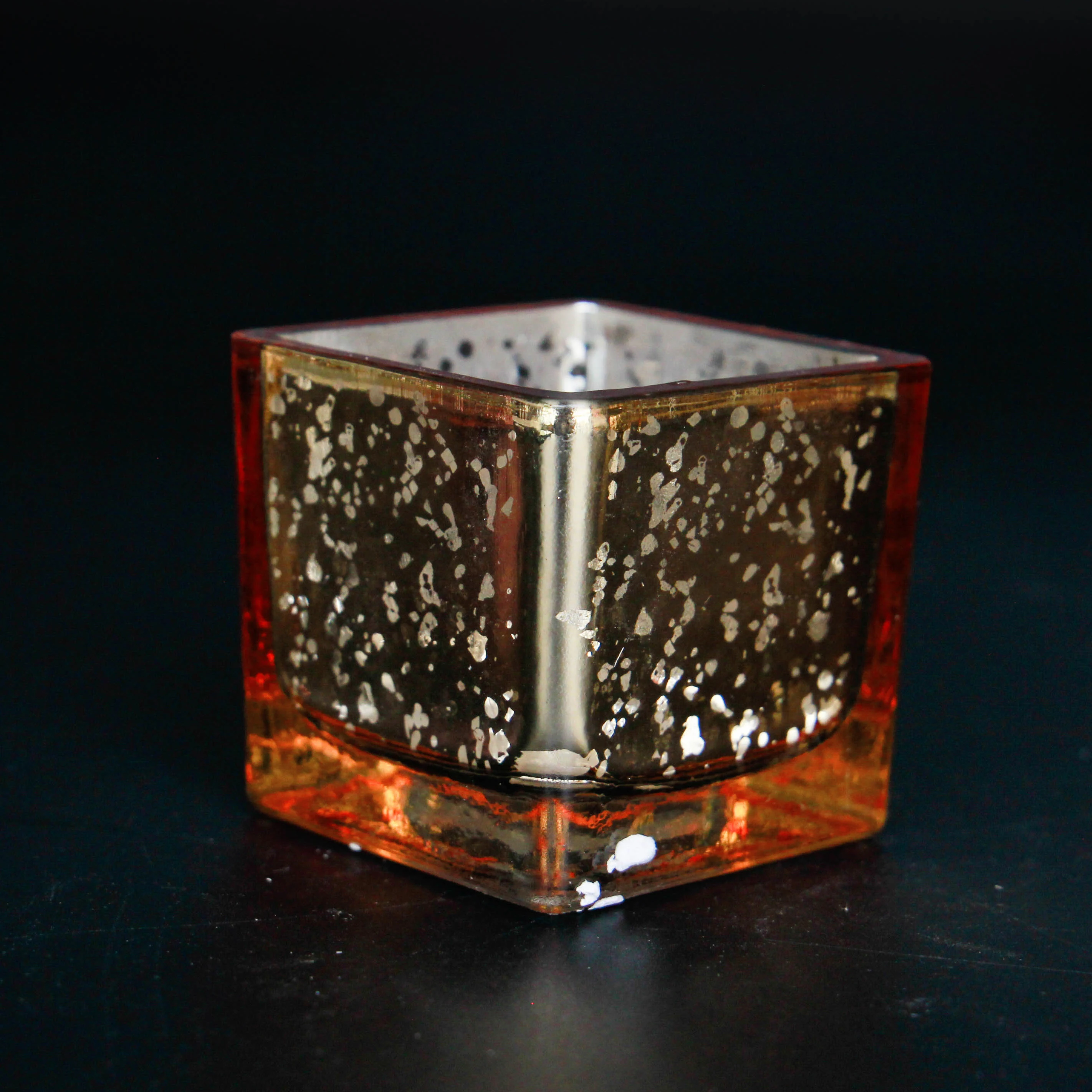 Оптовая продажа индивидуальная стильная гальванизированная банка для свечей 200 мл