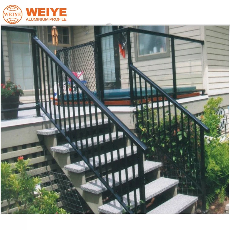Balcony Handrail Garden Fence Aluminium Extrusion Profile for Construction