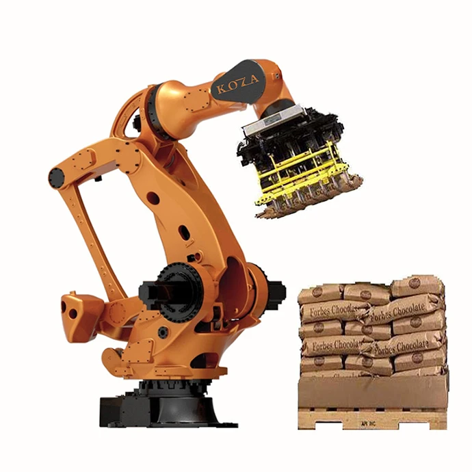 High end auto palletizer handling polished spot welding industrial robot