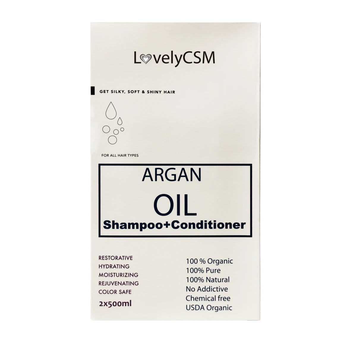 Wholesale natural moisturizing argan oil shampoo conditioner sulfate shampoo hair loss care keratin argan oil hair shampoo