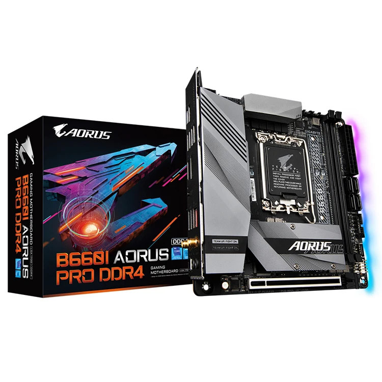 New board for GIGABYTE B660I AORUS PRO DDR4 (rev. 1.x) Motherboard . 12th Gen Intel Core Series Processors With DDR4 64G Memory