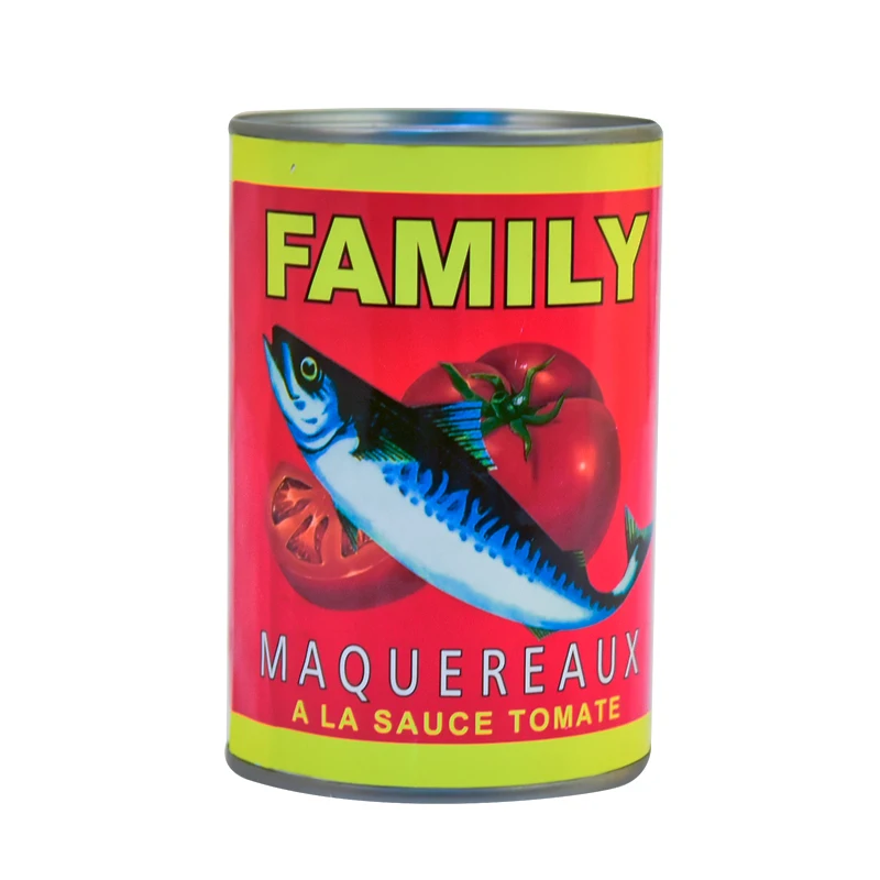 China factory direct tin mackerel in tomato sauce hot selling in Ghana