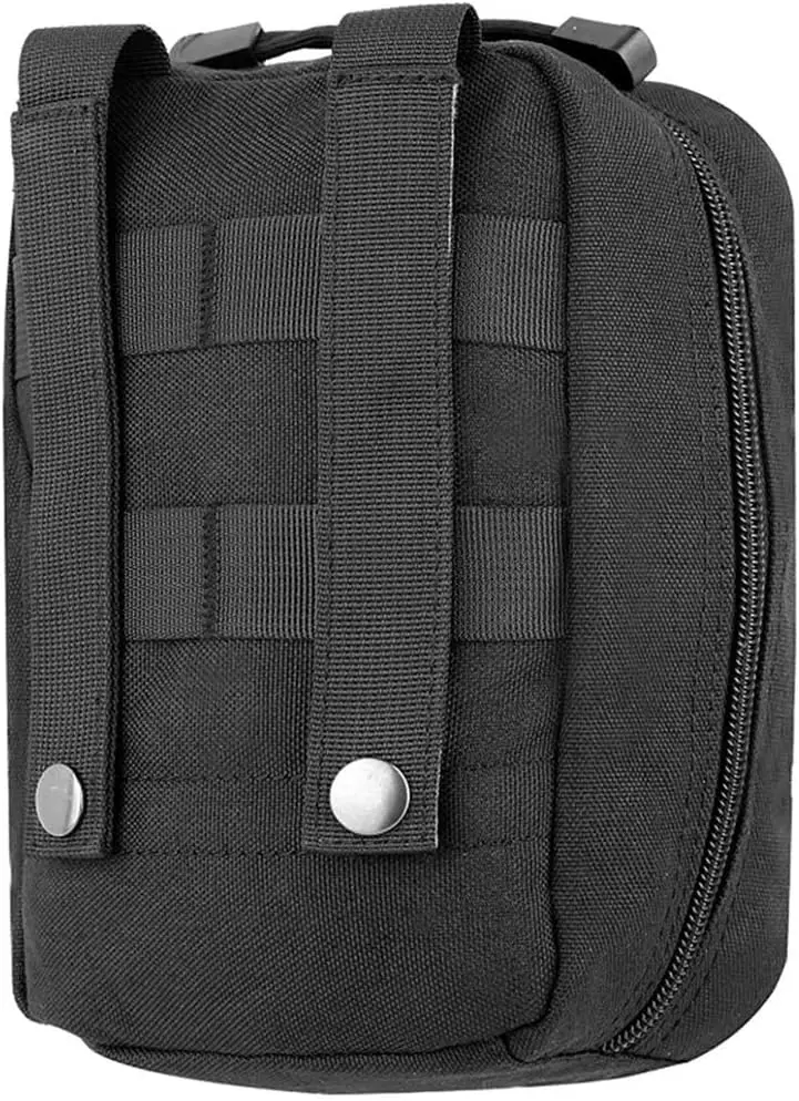 Anthrive Durable 600D Nylon Black First Aid Kit Ifak Tactical Rip Away Utility EMT Empty Medical Emergency Trauma First Aid Bag