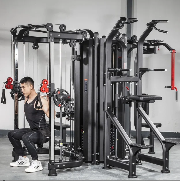 Hot Sale Unisex 4 Station Home Gym Machine Strength mutli function station Training Equipment Commercial Gym Machine