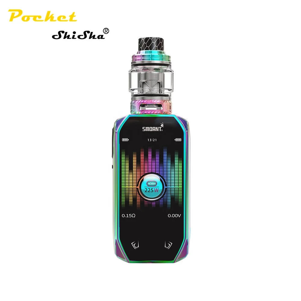 2021 Trending product Music Play Box Mod Kit Smoant Naboo 225W Mod with Naboo Mesh Coil