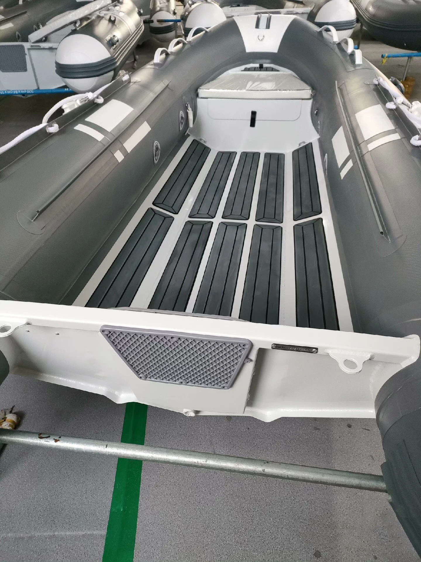 10ft 11ft 12ft Rhib 330 Double Hull Aluminum Rib Boat Hypalon/PVC Inflatable Rowing Boats for sale