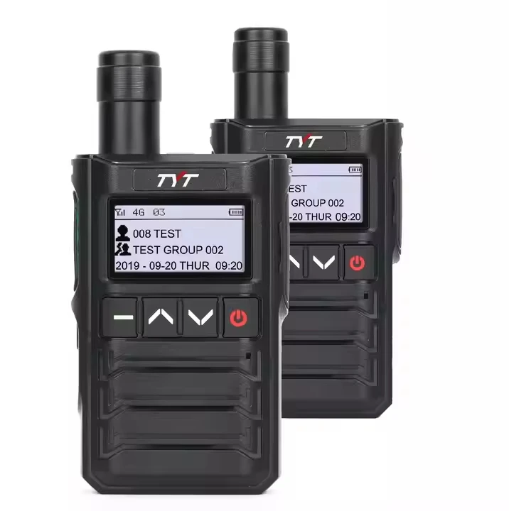 IP-668 POC Handheld Walkie Talkie Radio with 4G GPS Optional GPS SOS Monitor Long Ran WiFi Communication GSM Sim Card