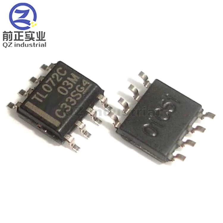 QZ TL072C Original IC OPAMP JFET 2 CIRCUIT 8SOIC TL072