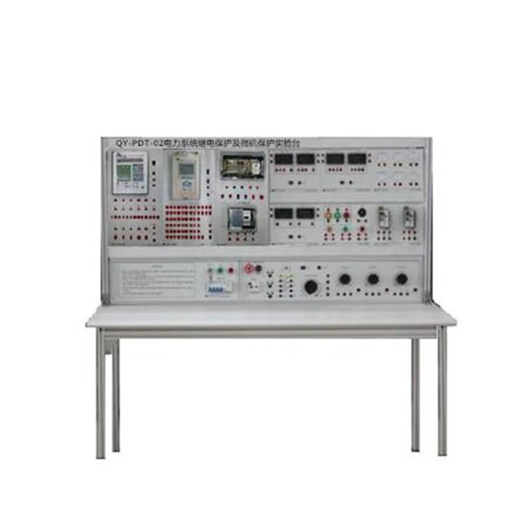 Electric Power system relay And Microcomputer Protection Trainer Training Workbench Didactic  Educational Equipment