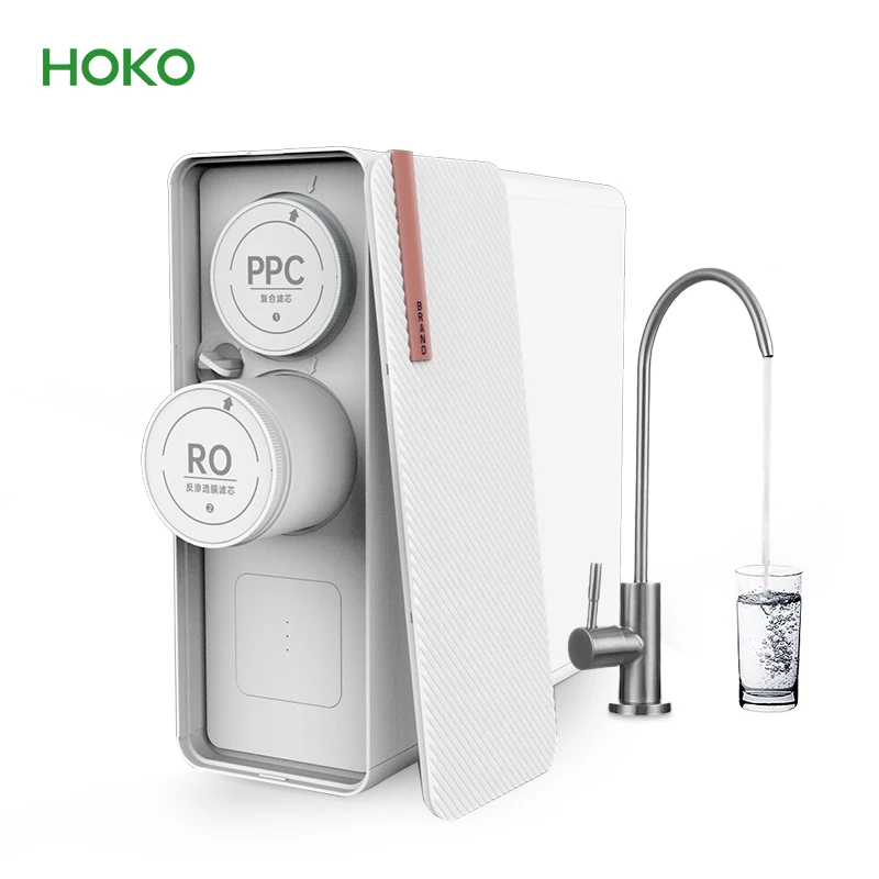 600G 5-Stage Tankless Drinking Water Filtration System Reverse Osmosis for Home Use under Sink RO Water Filtration System