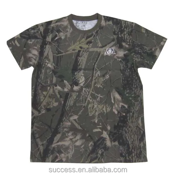 100% Cotton Camouflage T Shirt